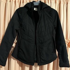 Aerie Women's Black Quilted Jacket